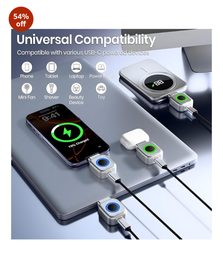 SmartCharge Pro™ – Auto-Stop Fast Charger
