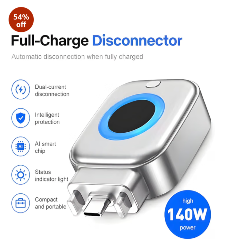 SmartCharge Pro™ – Auto-Stop Fast Charger